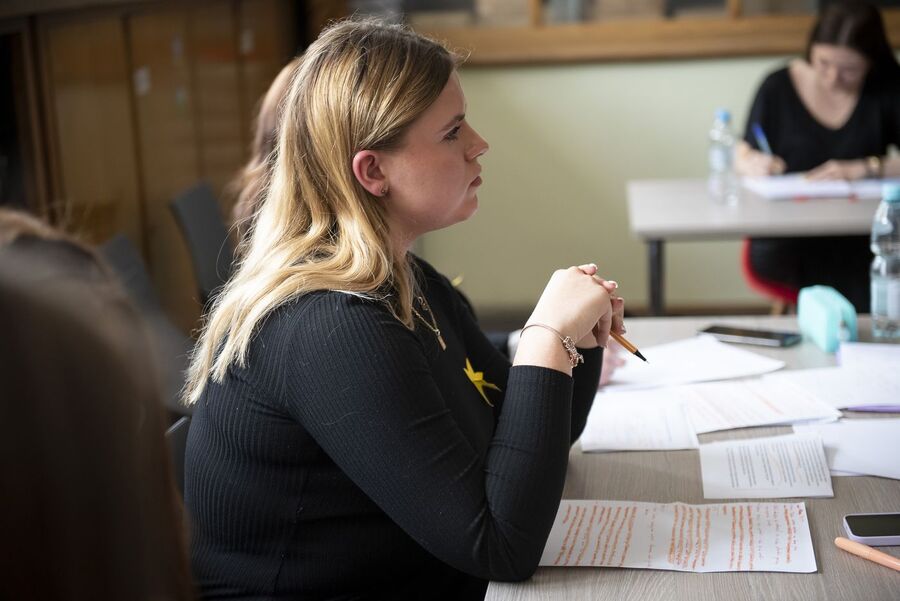 Finał VIII Małopolskiego Turnieju Debat Historycznych IPN. Fot. Agnieszka Masłowska (IPN)