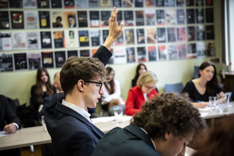 Finał VIII Małopolskiego Turnieju Debat Historycznych IPN. Fot. Agnieszka Masłowska (IPN)