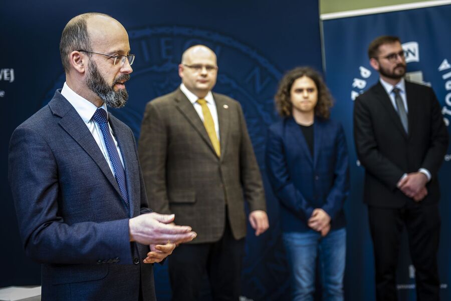 Finał VIII Małopolskiego Turnieju Debat Historycznych IPN. Fot. Agnieszka Masłowska (IPN)
