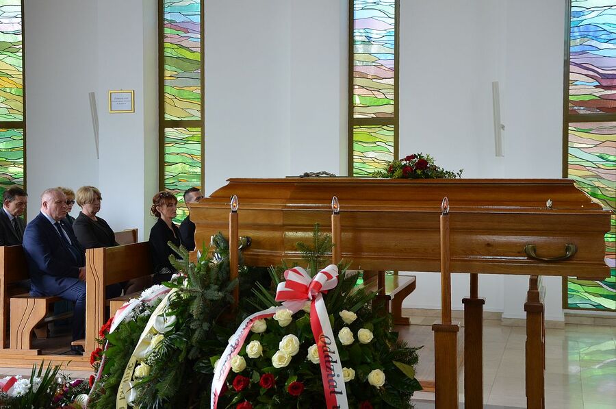 Uroczystości pogrzebowe mjr Alicji Samborskiej. Fot. Janusz Ślęzak (IPN)