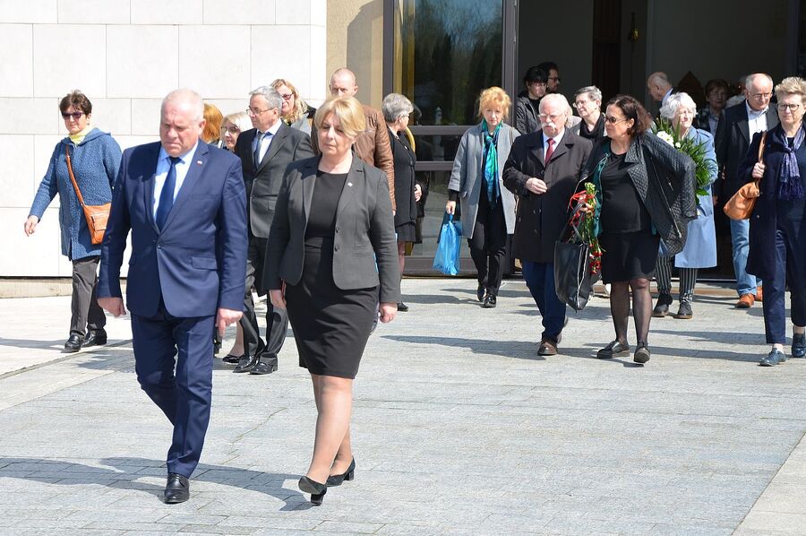 Uroczystości pogrzebowe mjr Alicji Samborskiej. Fot. Janusz Ślęzak (IPN)