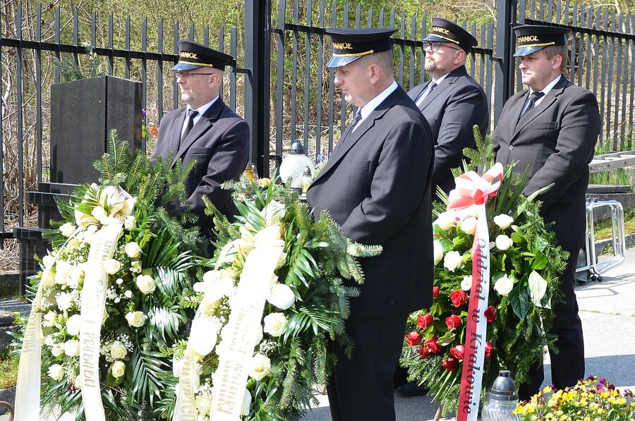 Uroczystości pogrzebowe mjr Alicji Samborskiej. Fot. Janusz Ślęzak (IPN)