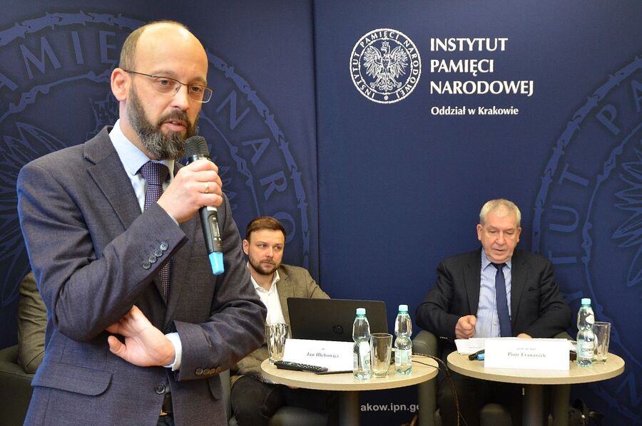 Konferencja naukowa o strajku w Hucie im. Lenina. Fot. Janusz Ślęzak (IPN)