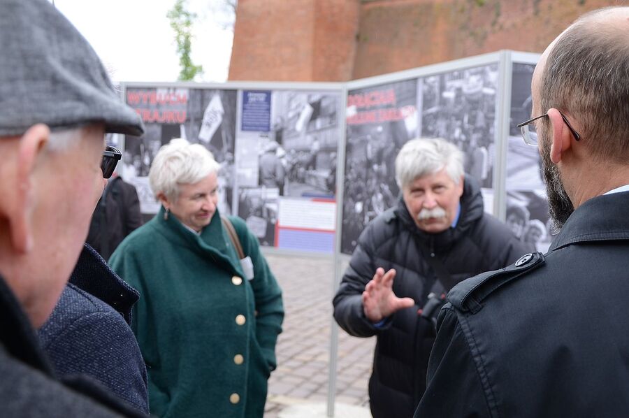 Wystawa o strajku hutników sprzed 35 lat. Fot. Janusz Ślęzak (IPN)