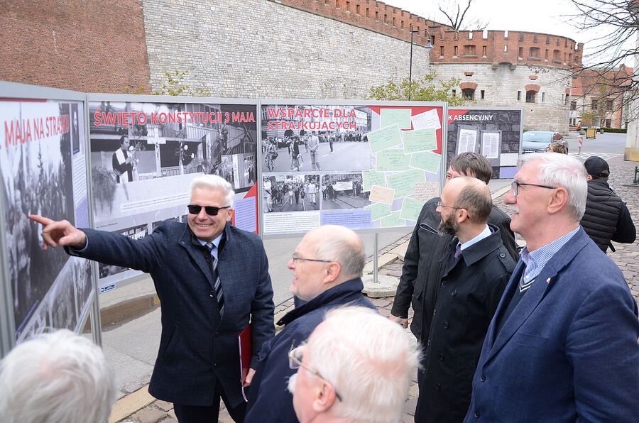Wystawa o strajku hutników sprzed 35 lat. Fot. Janusz Ślęzak (IPN)