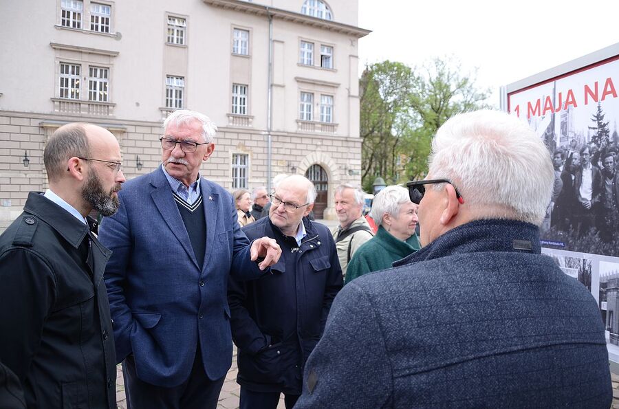 Wystawa o strajku hutników sprzed 35 lat. Fot. Janusz Ślęzak (IPN)