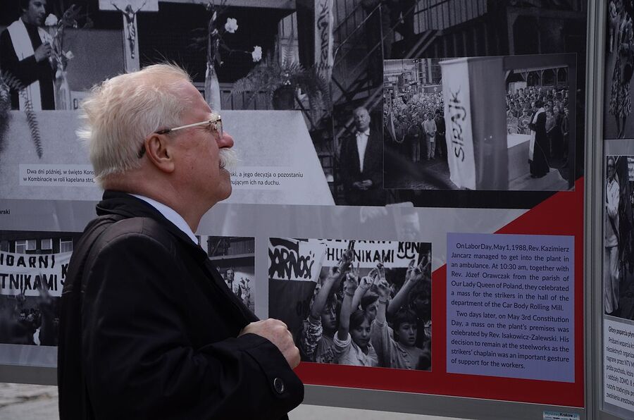 Wystawa o strajku hutników sprzed 35 lat. Fot. Janusz Ślęzak (IPN)