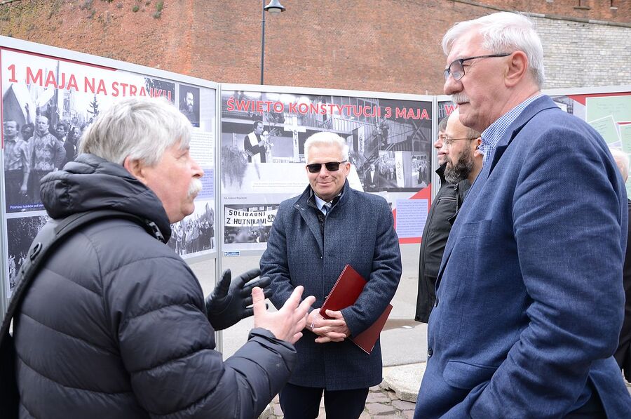Wystawa o strajku hutników sprzed 35 lat. Fot. Janusz Ślęzak (IPN)