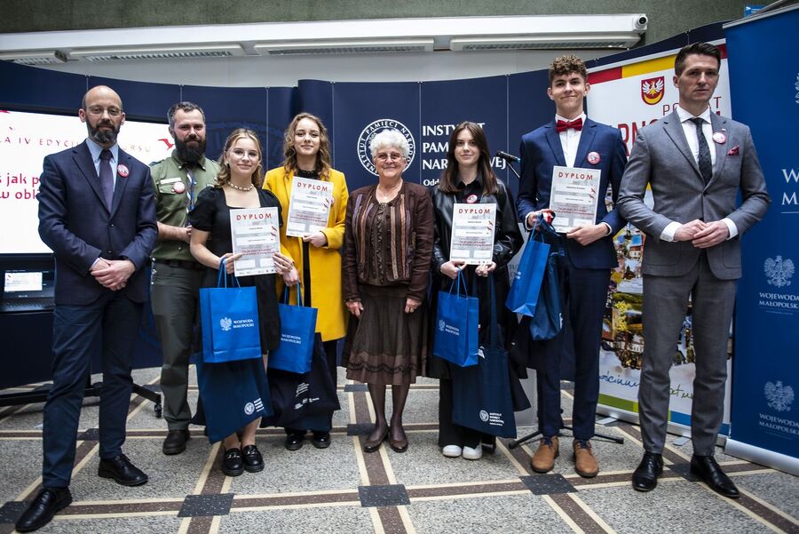 Gala konkursu „Tak jak ptaki na wolności – harcerze w obliczu II wojny światowej”. Fot. Agnieszka Masłowska (IPN)