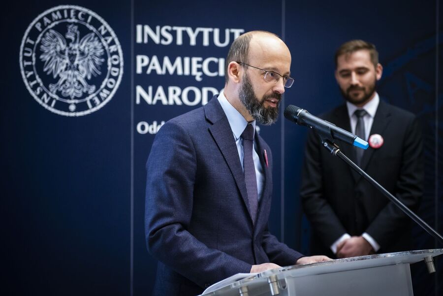 Gala konkursu „Tak jak ptaki na wolności – harcerze w obliczu II wojny światowej”. Fot. Agnieszka Masłowska (IPN)