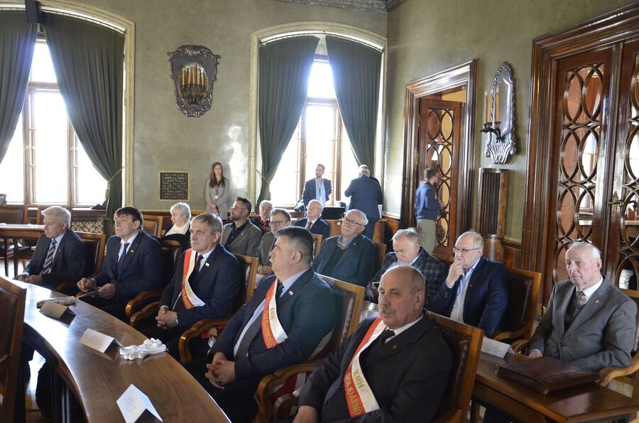 Rada Miasta Krakowa przyjęła okolicznościową rezolucję. Fot. Wiesław Zając