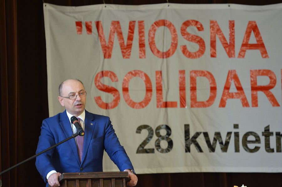 Wiosna Solidarności '88. Uroczystości w Nowej Hucie. Fot. Janusz Ślęzak (IPN)