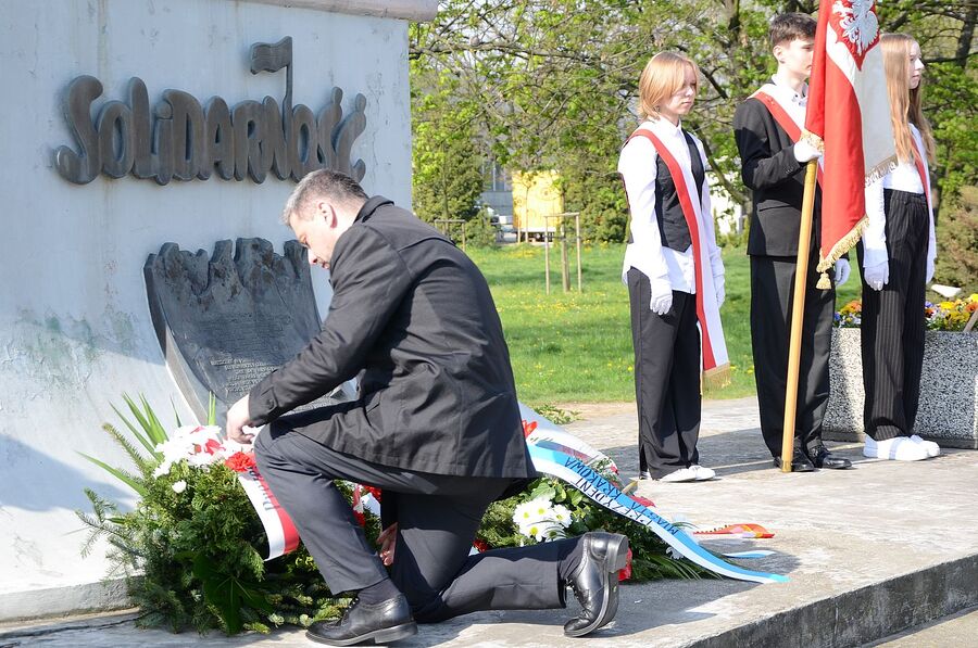 Wiosna Solidarności '88. Uroczystości w Nowej Hucie. Fot. Janusz Ślęzak (IPN)