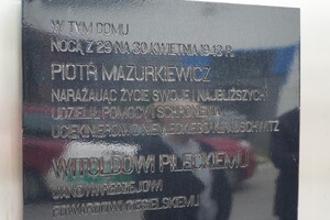Znicze pamięci w 75. rocznicę śmierci rtm. Witolda Pileckiego. Fot. Żaneta Wierzgacz (IPN)