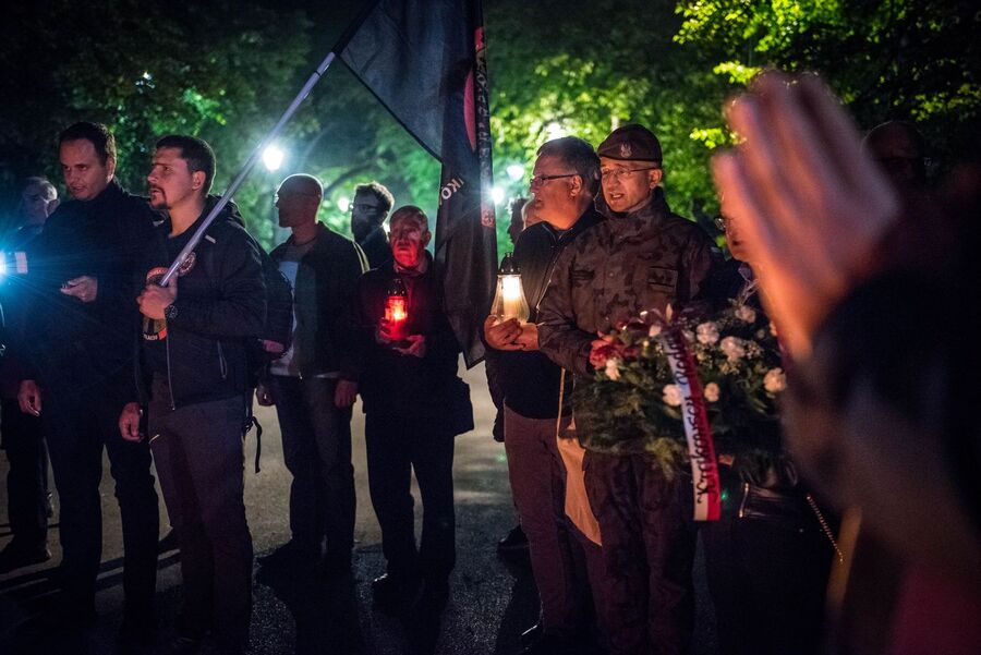 Znicze pamięci w 75. rocznicę śmierci rtm. Witolda Pileckiego. Fot. Agnieszka Masłowska (IPN)