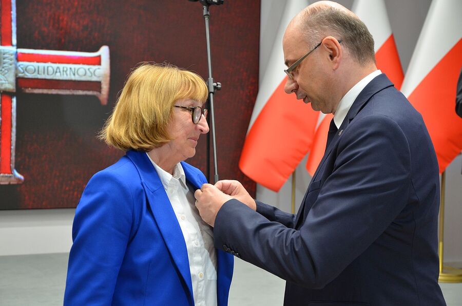 W Krakowie wręczono Krzyże Wolności i Solidarności. Fot. Janusz Ślęzak (IPN)