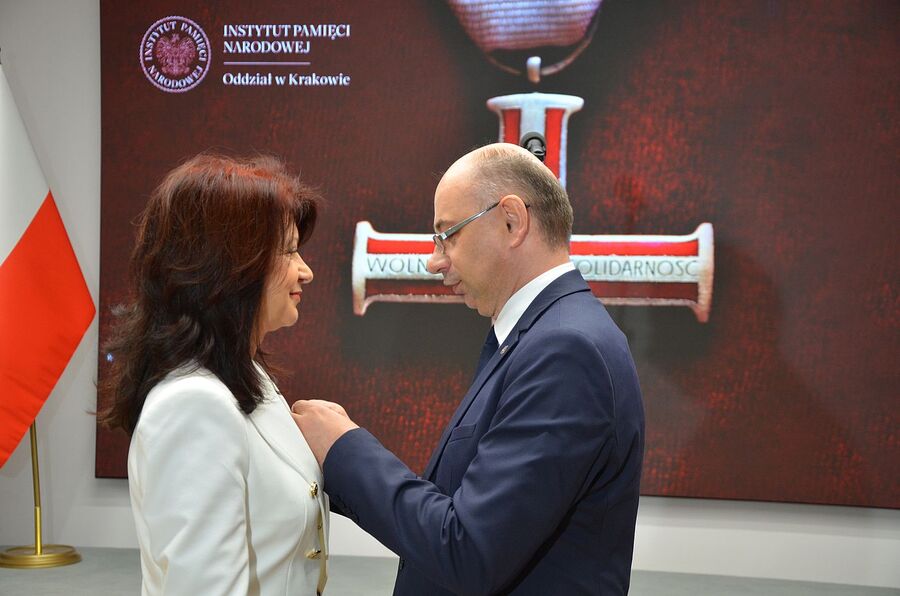 W Krakowie wręczono Krzyże Wolności i Solidarności. Fot. Janusz Ślęzak (IPN)