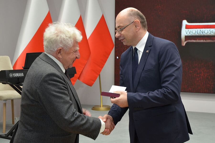 W Krakowie wręczono Krzyże Wolności i Solidarności. Fot. Janusz Ślęzak (IPN)