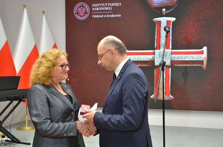 W Krakowie wręczono Krzyże Wolności i Solidarności. Fot. Janusz Ślęzak (IPN)