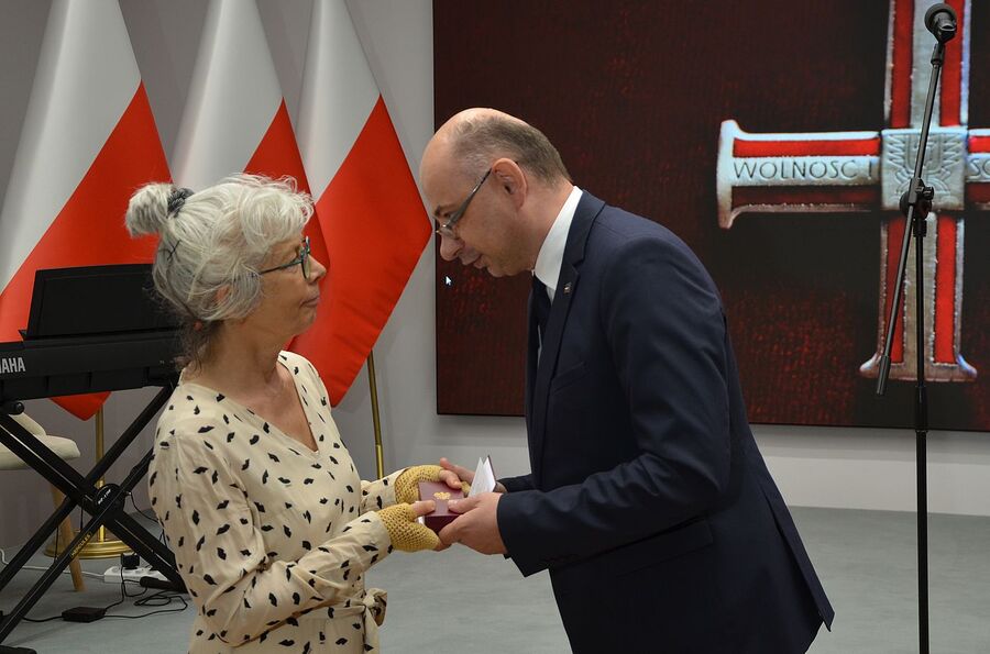 W Krakowie wręczono Krzyże Wolności i Solidarności. Fot. Janusz Ślęzak (IPN)