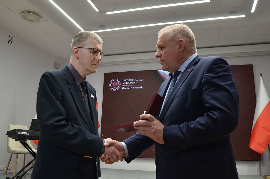 W Krakowie wręczono Krzyże Wolności i Solidarności. Fot. Janusz Ślęzak (IPN)