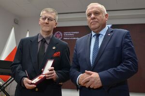 W Krakowie wręczono Krzyże Wolności i Solidarności. Fot. Janusz Ślęzak (IPN)