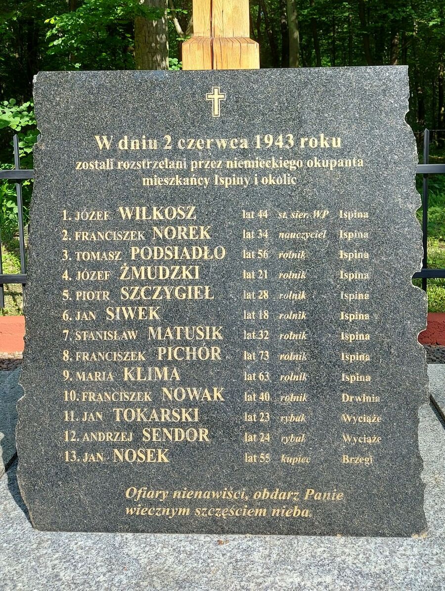 80. rocznica niemieckiej zbrodni w Ispinie. Fot. IPN