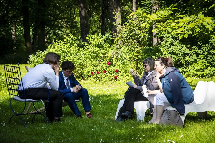 Finał konkursu ziemiańskiego w Goszycach. Fot. Agnieszka Masłowska (IPN)