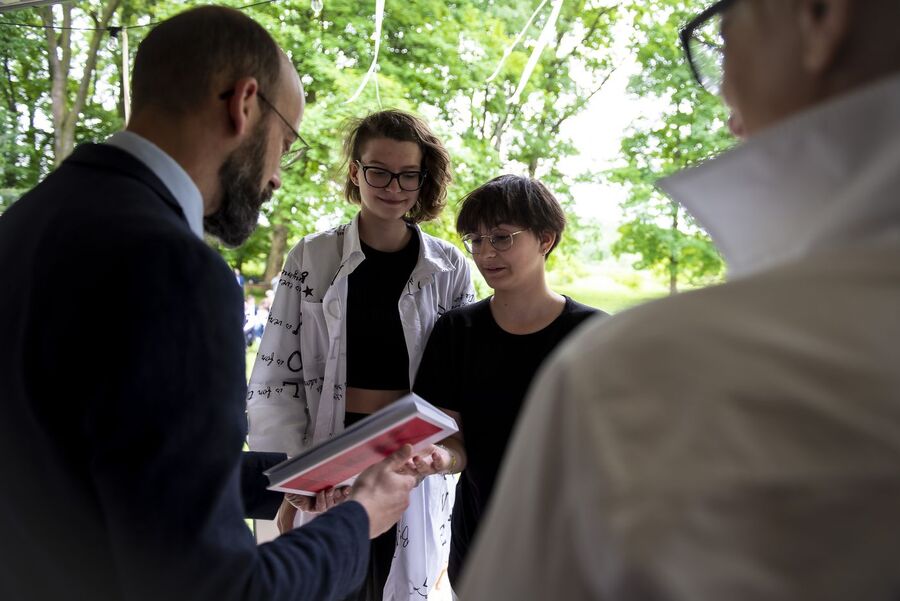 Finał konkursu ziemiańskiego w Goszycach. Fot. Agnieszka Masłowska (IPN)