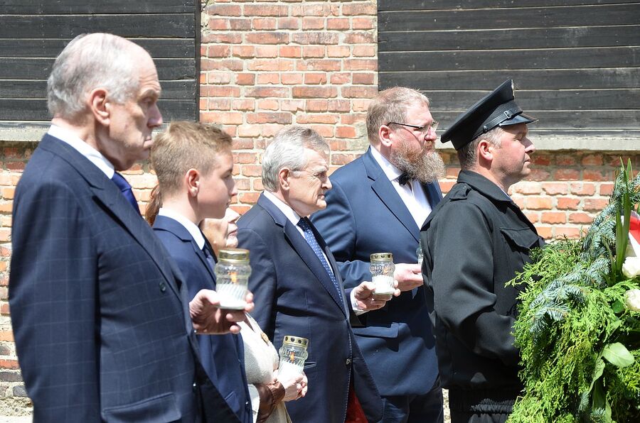 Uroczystości w byłym KL Auschwitz. Fot. Janusz Ślęzak (IPN)