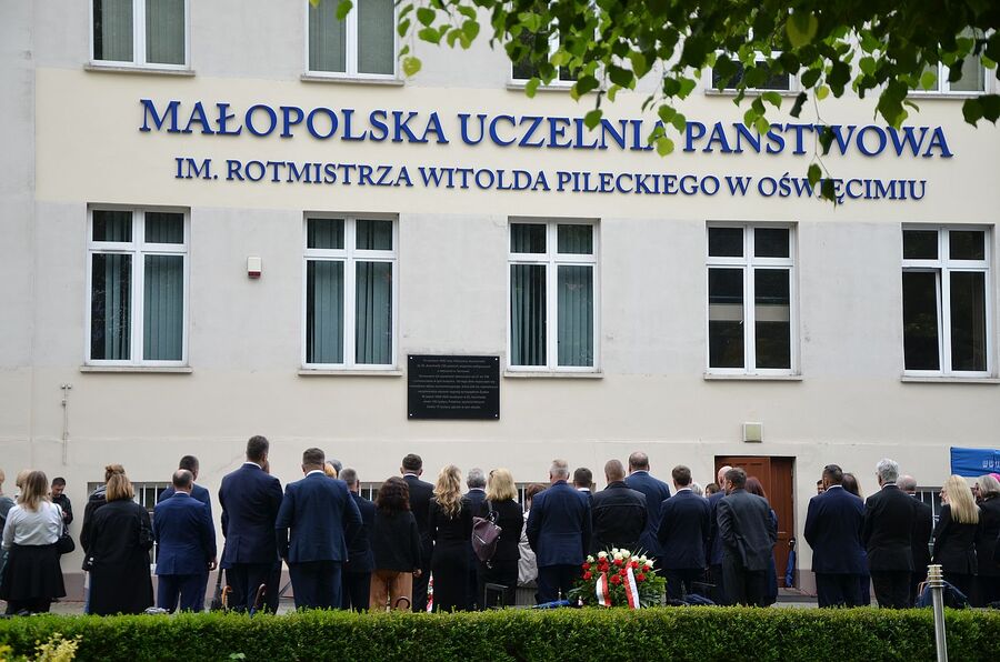 Uroczystości na uczelni im. rtm. Pileckiego. Fot. Janusz Ślęzak (IPN)