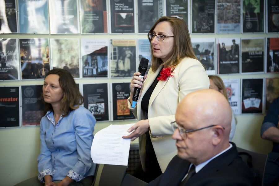 Konferencja naukowa o wymiarze sprawiedliwości w stanie wojennym. Fot. Agnieszka Masłowska (IPN)