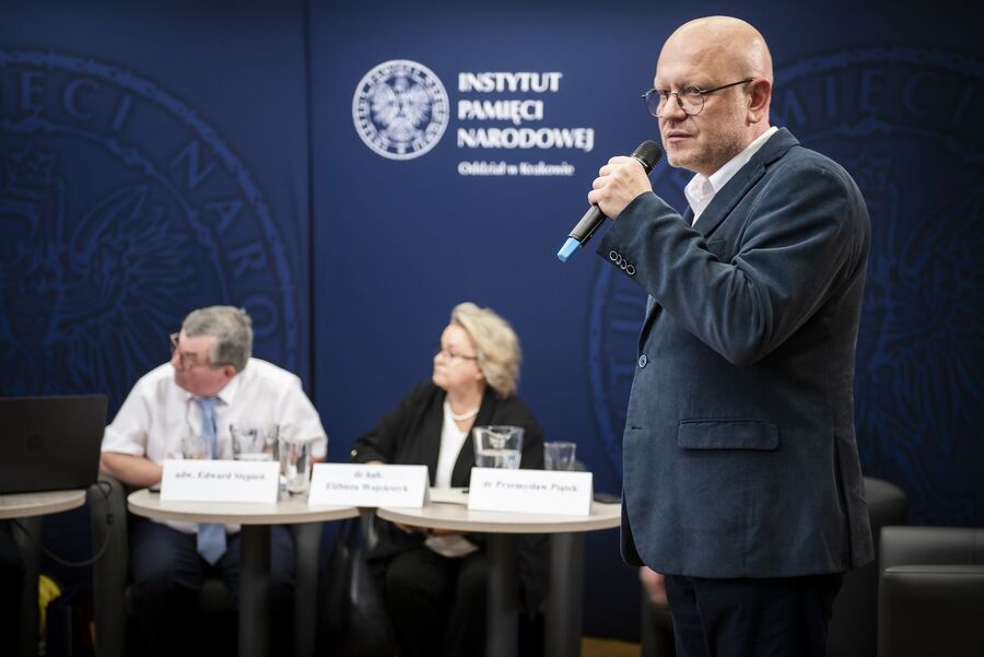 Konferencja naukowa o wymiarze sprawiedliwości w stanie wojennym. Fot. Agnieszka Masłowska (IPN)