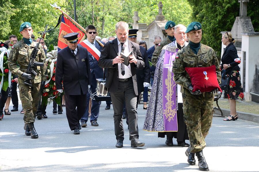 Pogrzeb mjr. Henryka Małkiewicza. Fot. Janusz Ślęzak (IPN)