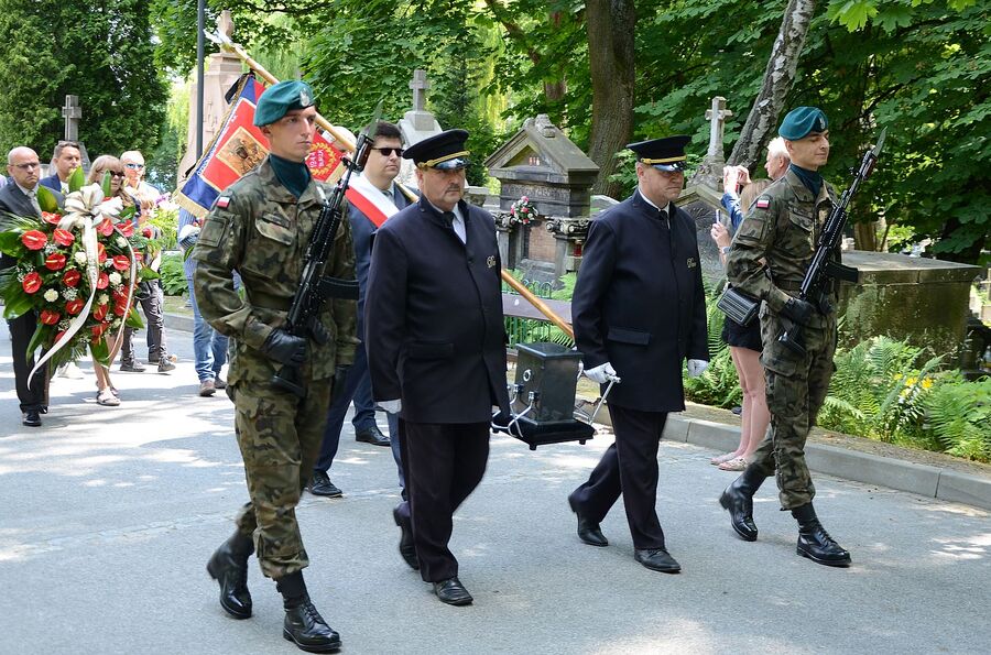 Pogrzeb mjr. Henryka Małkiewicza. Fot. Janusz Ślęzak (IPN)