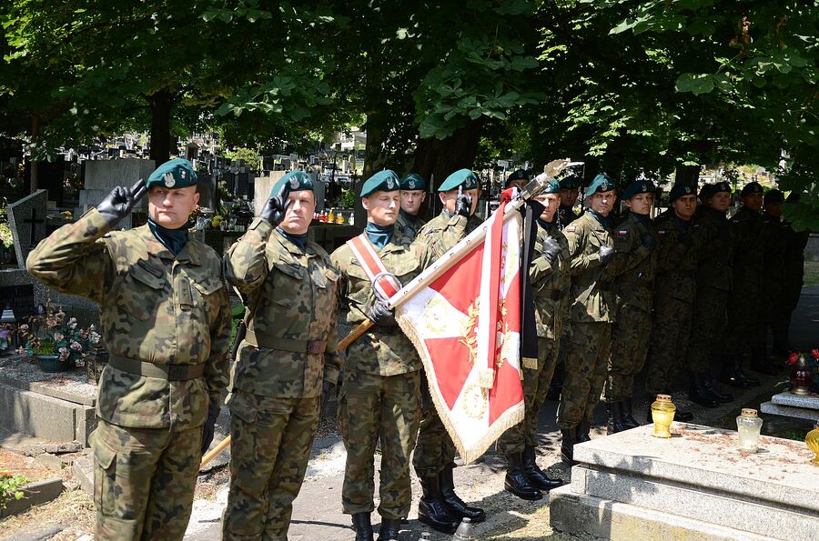 Pogrzeb mjr. Henryka Małkiewicza. Fot. Janusz Ślęzak (IPN)