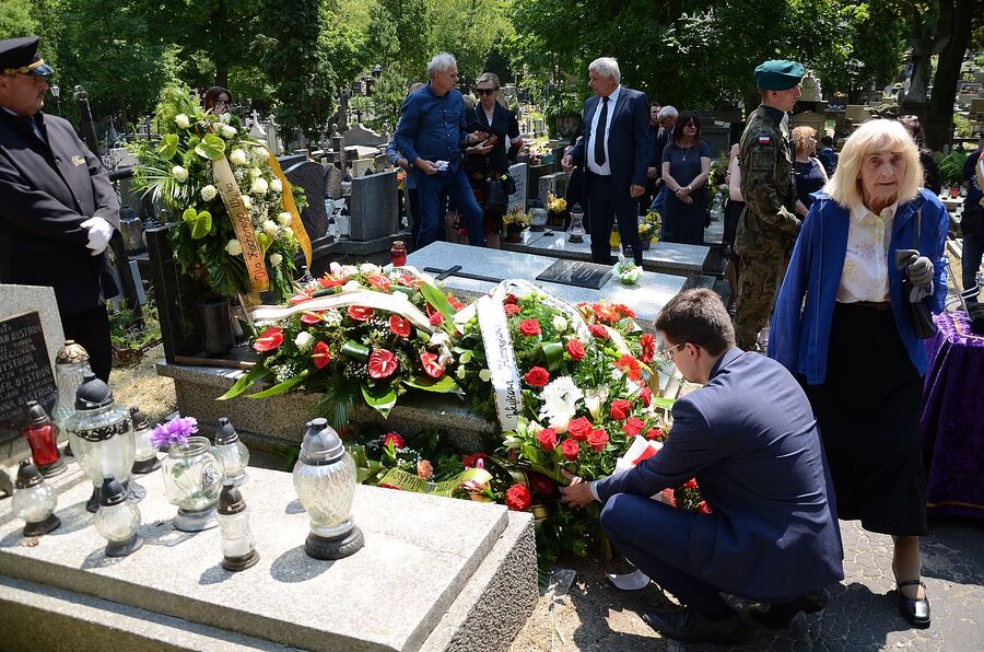 Pogrzeb mjr. Henryka Małkiewicza. Fot. Janusz Ślęzak (IPN)