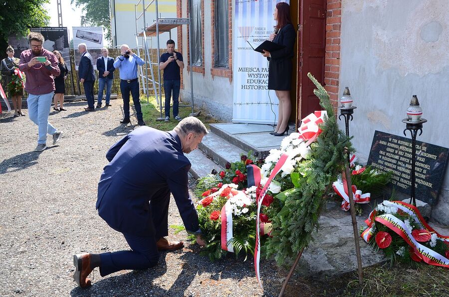 Uroczystość w w Brzeszczach Borze. Fot. Janusz Ślęzak (IPN)