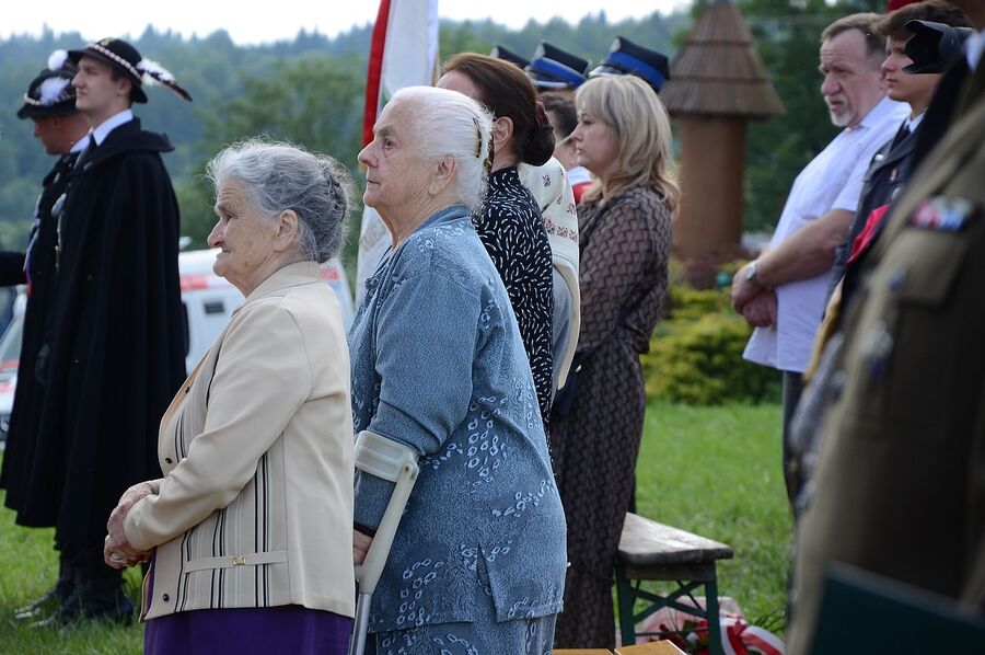 Uroczystości w związku z 80. rocznicą pacyfikacji Krzeczowa. Fot. Janusz Ślęzak (IPN)