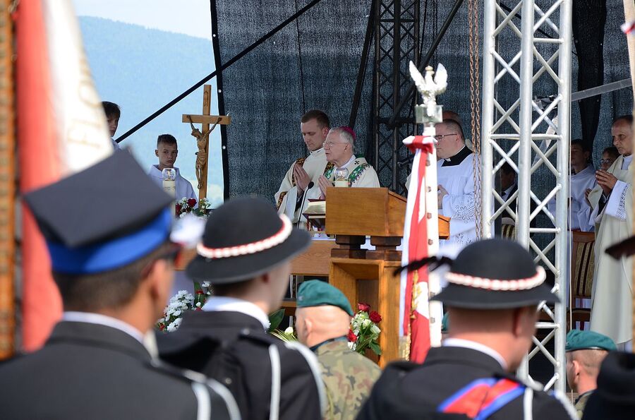 Uroczystości w związku z 80. rocznicą pacyfikacji Krzeczowa. Fot. Janusz Ślęzak (IPN)