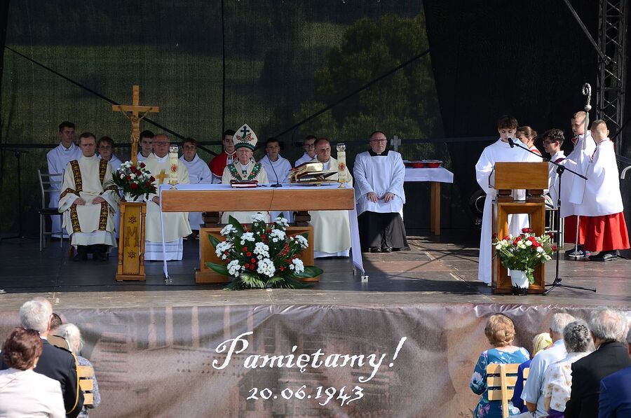 Uroczystości w związku z 80. rocznicą pacyfikacji Krzeczowa. Fot. Janusz Ślęzak (IPN)