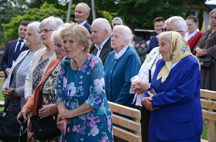 Uroczystości w związku z 80. rocznicą pacyfikacji Krzeczowa. Fot. Janusz Ślęzak (IPN)