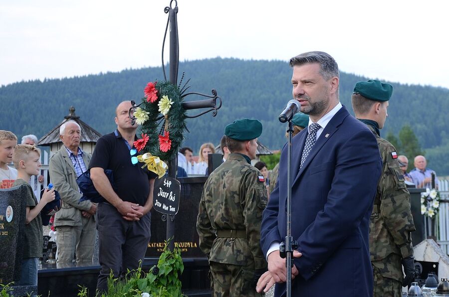 Uroczystości w związku z 80. rocznicą pacyfikacji Krzeczowa. Fot. Janusz Ślęzak (IPN)
