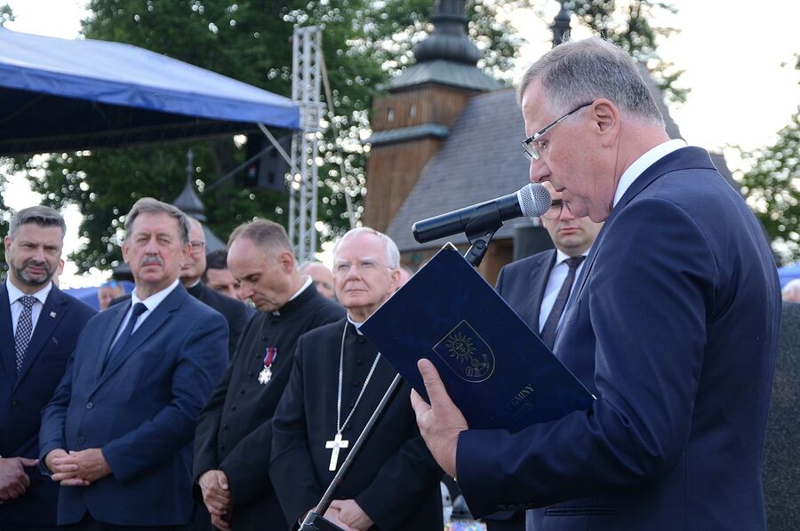 Uroczystości w związku z 80. rocznicą pacyfikacji Krzeczowa. Fot. Janusz Ślęzak (IPN)