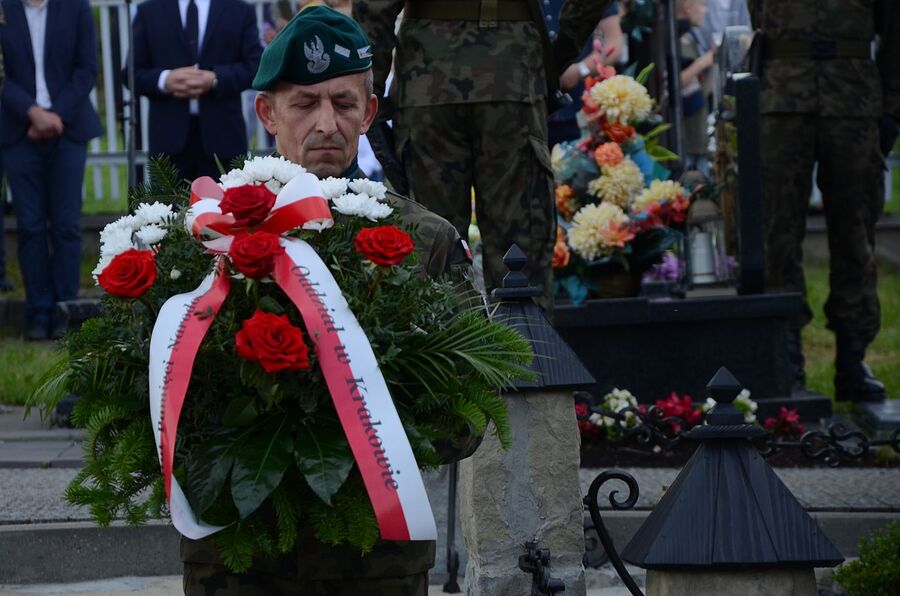 Uroczystości w związku z 80. rocznicą pacyfikacji Krzeczowa. Fot. Janusz Ślęzak (IPN)