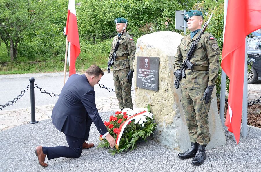 Uroczystości w związku z 80. rocznicą pacyfikacji Krzeczowa. Fot. Janusz Ślęzak (IPN)