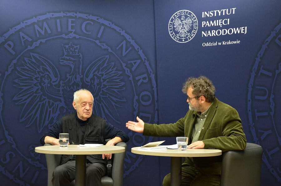 Spotkanie z Adamem Macedońskim. Fot. Janusz Ślęzak (IPN)