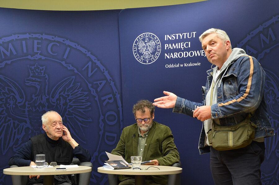 Spotkanie z Adamem Macedońskim. Fot. Janusz Ślęzak (IPN)