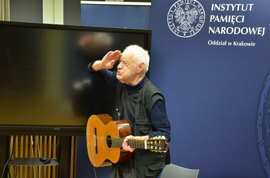 Spotkanie z Adamem Macedońskim. Fot. Janusz Ślęzak (IPN)