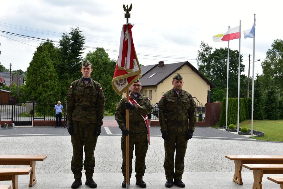 Uroczystości upamiętniające ofiary niemieckiej pacyfikacji Kaszowa. Fot. Jakub Ryba (IPN)